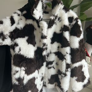 Cow print jacket